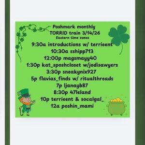 Torrid Train 3-14  Bookmark this show! 12 PM EST